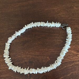 White Puka shell necklace
